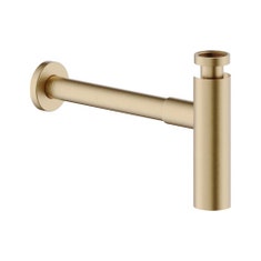 Immagine di Nobili Sifone regolabile per lavabo, finitura miele spazzolato PVD AV00107/10CGP