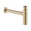 Immagine di Nobili Sifone regolabile per lavabo, finitura miele spazzolato PVD AV00107/10CGP