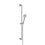 Immagine di Rubinetteria Paffoni INOX SOFT colonna doccia regolabile a parete, asta Ø 20 x L.88 cm, finitura acciaio inox ZSAL215AC