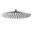 Immagine di Rubinetteria Paffoni INOX TECH soffione anticalcare tondo, Ø 25 cm, finitura acciaio inox ZSOF308AC