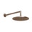 Immagine di Gessi SHOWER soffione a parete orientabile, Ø 25 cm, finitura copper brushed PVD 63348#708