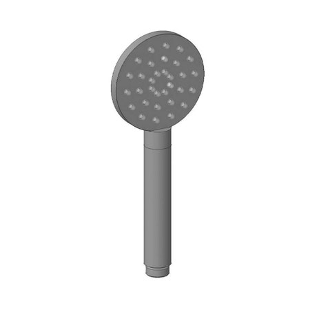 Immagine di Rubinetteria Paffoni INOX TECH doccia monogetto Ø 9 cm, colore bianco finitura acciaio inox ZDOC133AC