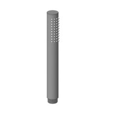 Immagine di Rubinetteria Paffoni INOX TECH doccia monogetto Ø 2.4 cm, colore bianco finitura acciaio inox ZDOC132AC