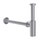 Rubinetteria Paffoni Sifone a bottiglia per lavabo, finitura acciaio inox ZACC526AC