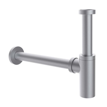 Immagine di Rubinetteria Paffoni Sifone a bottiglia per lavabo, finitura acciaio inox ZACC526AC