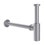 Immagine di Rubinetteria Paffoni Sifone a bottiglia per lavabo, finitura acciaio inox ZACC526AC