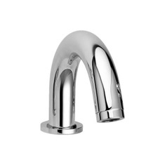 Immagine di Rubinetteria Paffoni LIGHT bocca bordo vasca con basetta ottone, aeratore e fissaggio, finitura cromo ZBOC090CR