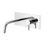 Immagine di Rubinetteria Paffoni LIGHT miscelatore lavabo ad incasso, con piastra 25x10 cm e bocca P.17.8 cm, finitura cromo LIG105CR