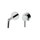Rubinetteria Paffoni LIGHT miscelatore lavabo ad incasso, con 2 piastre Ø 7 cm e bocca P.17.8 cm, finitura cromo LIG006CR70