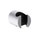 Rubinetteria Paffoni Supporto esterno fisso per set doccia, finitura acciaio inox ZSUP047AC