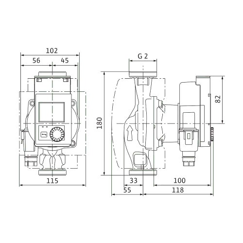 Immagine di Wilo STRATOS PICO 30/0,5-8 Pompa di circolazione con rotore bagnato, portata max 4.4 m³/h - prevalenza max 8 m, DN 30 4244401