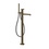 Immagine di Gessi ANELLO miscelatore vasca da terra, senza corpo incasso, finitura antique brass 63328#713