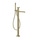 Gessi ANELLO miscelatore vasca da terra, senza corpo incasso, finitura brass brushed PVD 63328#727
