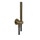 Gessi SHOWER set doccia con presa acqua, doccetta anticalcare e flessibile, 150 cm, finitura antique brass 63329#713