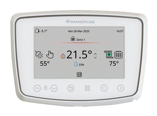 Immagine di Immergas NEXIS-BIANCO Kit pannello di controllo filare aggiuntivo per MAGIS M TOP, colore bianco 3.035829