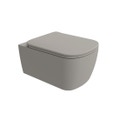 Immagine di Flaminia PLAY vaso sospeso P.52 cm, con sistema gosilent®, senza sedile, colore carbone finitura opaco PY118SCAR