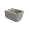 Immagine di Flaminia PLAY bidet sospeso P.52 cm, monoforo, con troppopieno, colore cenere finitura opaco PY218CEN