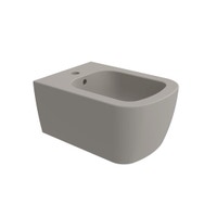 Immagine di Flaminia PLAY bidet sospeso P.52 cm, monoforo, con troppopieno, colore cenere finitura opaco PY218CEN