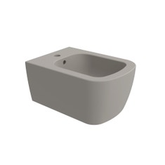 Immagine di Flaminia PLAY bidet sospeso P.52 cm, monoforo, con troppopieno, colore cenere finitura opaco PY218CEN