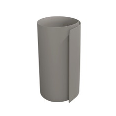 Immagine di Flaminia MONOROLL lavabo a colonna 44 cm a parete, senza troppopieno, colore cenere finitura opaco MR44PCEN