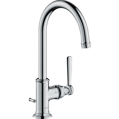 Immagine di Axor MONTREUX miscelatore monocomando lavabo 210 con maniglia a leva e salterello, finitura cromo 16517000