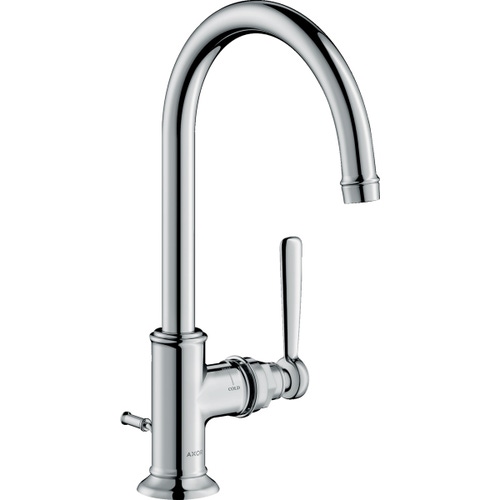 Immagine di Axor MONTREUX miscelatore monocomando lavabo 210 con maniglia a leva e salterello, finitura cromo 16517000