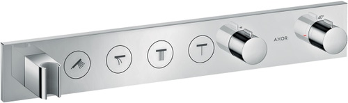 Immagine di Axor SHOWERSOLUTIONS modulo termostatico Select 600/90 ad incasso per 4 utenze, finitura cromo 18357000