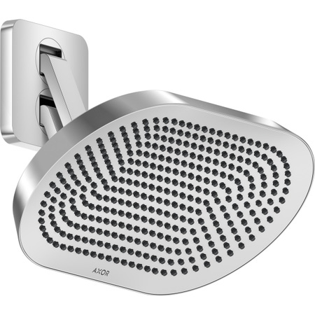 Immagine di Axor SHOWERSPHERE soffione doccia 370/220 2jet con braccio doccia regolabile, finitura cromo 39745000
