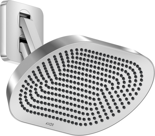 Immagine di Axor SHOWERSPHERE soffione doccia 370/220 2jet con braccio doccia regolabile, finitura cromo 39745000