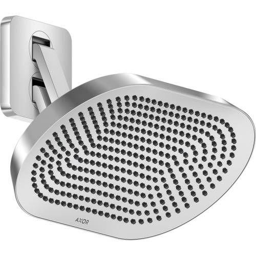 Immagine di Axor SHOWERSPHERE soffione doccia 370/220 2jet con braccio doccia regolabile, finitura cromo 39745000