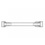 Immagine di Bossini  NOBU flessibile Cromolux retinato nylon 1/2” x 1/2” FF cono in acciaio inox INA001B00030004