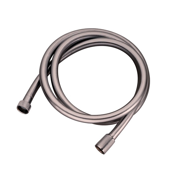Immagine di Bossini  NOBU flessibile Cromolux retinato nylon 1/2” x 1/2” FF cono in acciaio inox INA001B00030004
