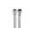 Bossini  NOBU flessibile Cromolux retinato nylon 1/2” x 1/2” FF cono in acciaio inox INA001B00030004