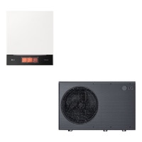 Immagine di LG THERMA V Premium R290 sistema idronico composto da pompa di calore monofase 16 kW e unità interna CONTROL BOX HM161HF.UB60+PHCS1.EEWXLEU
