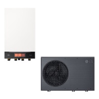 Immagine di LG THERMA V Premium R290 sistema idronico trifase composto da pompa di calore 14 kW e unità interna HYDRO UNIT HM143HF.UB60+HN16XAHC.NK1