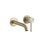 Immagine di Gessi 316 FLESSA miscelatore lavabo a parete bocca lunga P.21 cm, senza scarico, finitura brass brushed pvd 54086#727