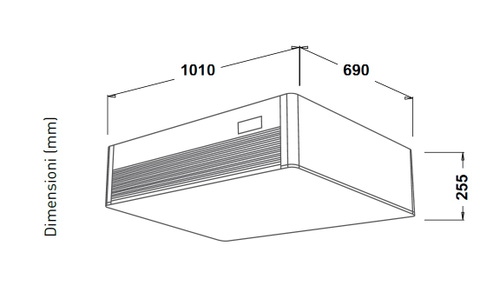 Immagine di FantiniCosmi ASPIRCOMFORT PRO X 460H unità VMC con pompa calore, portata massima 460 m³/h AP20068