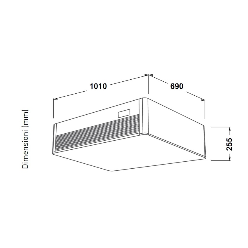 Immagine di FantiniCosmi ASPIRCOMFORT PRO X 460H unità VMC con pompa calore, portata massima 460 m³/h AP20068