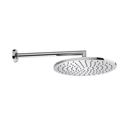 Immagine di Bossini COSMO soffione Ø 23 cm, in ottone, con braccio doccia orizzontale 35 cm, finitura cromo  H70595H00030009