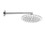 Immagine di Bossini TETIS soffione Ø 20 cm, in acciaio inox, con braccio doccia orizzontale 30cm, finitura cromo H70870G00030009