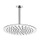 Bossini TETIS soffione Ø 20 cm, ottone, con braccio doccia verticale 30cm, finitura cromo H31870G00030009