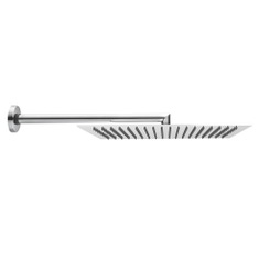 Immagine di Bossini TETIS soffione 40x25 cm, con braccio doccia orizzontale 35 cm, finitura cromo H70877H00030009