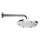 Bossini NEBULIZAIR 2 soffione Ø 22 cm, in ottone, con braccio doccia orizzontale 30 cm, finitura cromo H71625G00030009