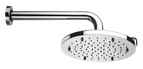 Immagine di Bossini NEBULIZAIR 2 soffione Ø 22 cm, in ottone, con braccio doccia orizzontale 30 cm, finitura cromo H71625G00030009