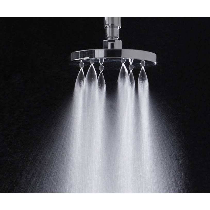 Immagine di Bossini NEBULIZAIR soffione Ø 14 cm, in ottone, con braccio doccia orizzontale 30 cm, finitura cromo H19620G00030009