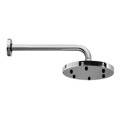 Immagine di Bossini NEBULIZAIR soffione Ø 14 cm, in ottone, con braccio doccia orizzontale 30 cm, finitura cromo H19620G00030009