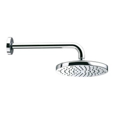 Immagine di Bossini OKI soffione Ø 25 cm, con braccio doccia orizzontale 30 cm, finitura cromo H71410G00030009