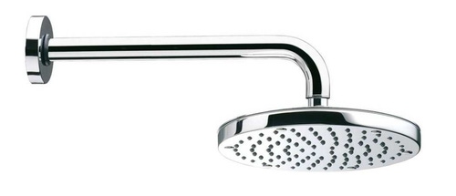 Immagine di Bossini OKI soffione Ø 25 cm, con braccio doccia orizzontale 30 cm, finitura cromo H71410G00030009