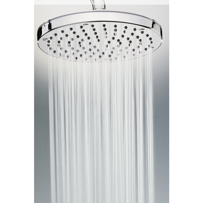 Immagine di Bossini OKI soffione Ø 25 cm, con braccio doccia orizzontale 30 cm, finitura cromo H71410G00030009