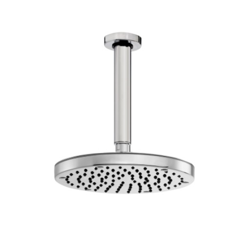 Immagine di Bossini OKI soffione Ø 25 cm, con braccio doccia verticale 30 cm, finitura cromo H31410G00030009